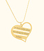 Geef een persoonlijk cadeautje met een hartjes naamketting!
