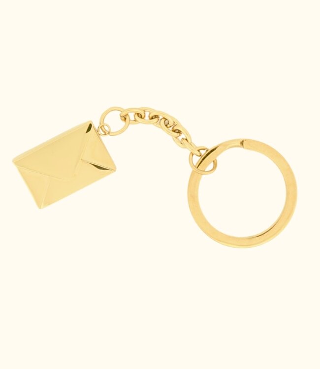 Geef Een Persoonlijke Touch Met Een Gegraveerde Envelop Sleutelhanger!