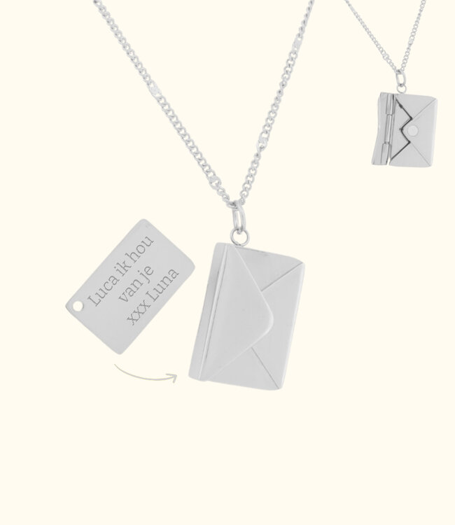 Geef Een Persoonlijke Ketting Met Een Verborgen Boodschap