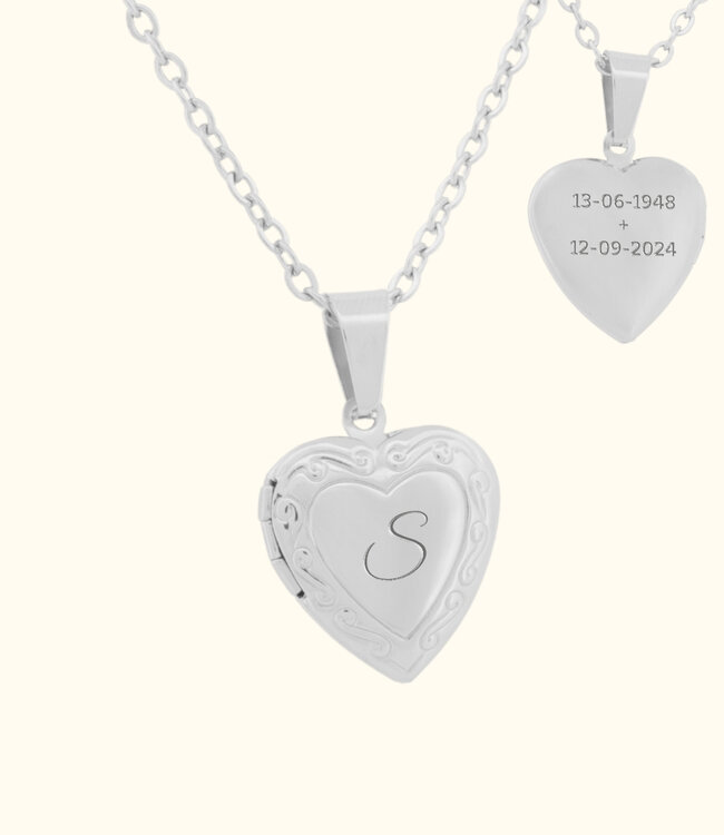 Hartvormig Medaillon Een Klassiek Ontwerp om Herinneringen te Koesteren