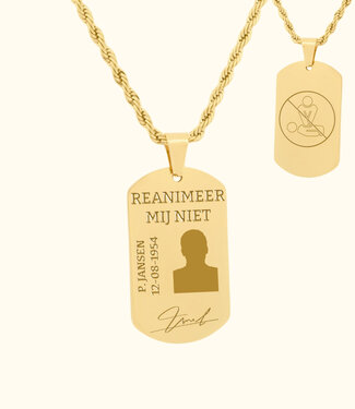 Briansa NTBR Dogtag Met Ketting