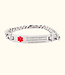 Rvs Alert Armband Met Medische Identificatie Voor Noodgevallen