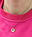 Ketting met naamgravure en geboortesteen voor een persoonlijk cadeau