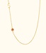 Initialen Ketting met Geboortesteen