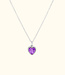 Elegante Ketting Met Geboortesteen Voor Februari