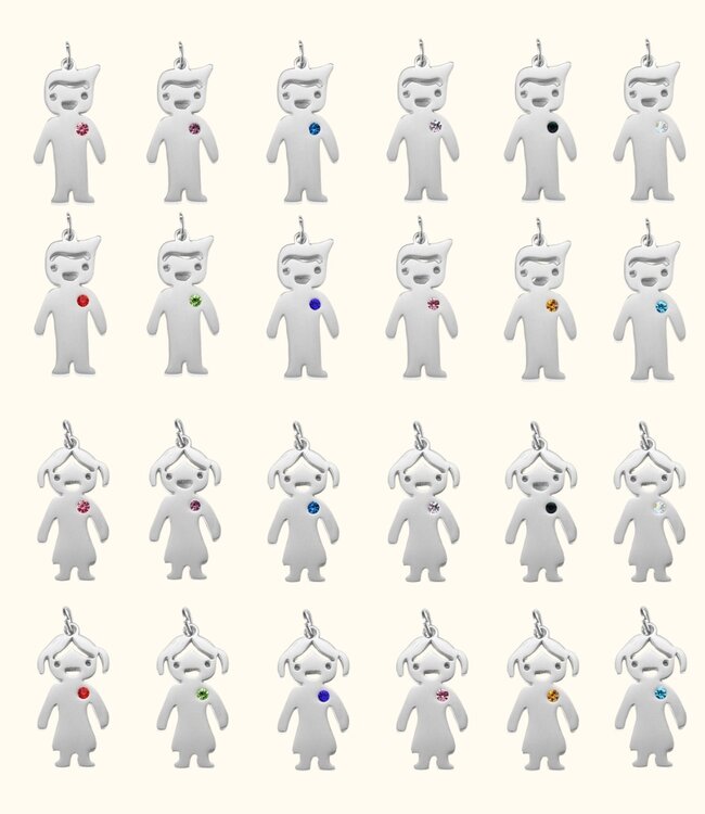 Persoonlijke Ketting Voor Mama Met Kinderhangertjes