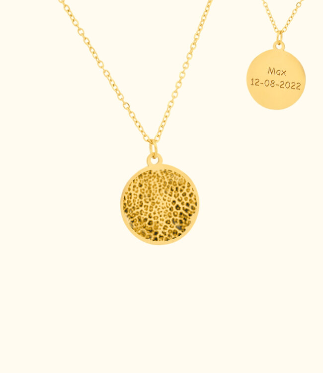 Unieke Ketting Gegraveerd Met De Neusprint Van Jouw Huisdier