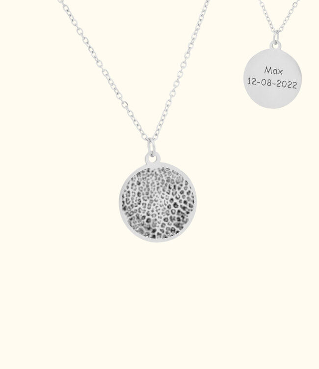 Unieke Ketting Gegraveerd Met De Neusprint Van Jouw Huisdier