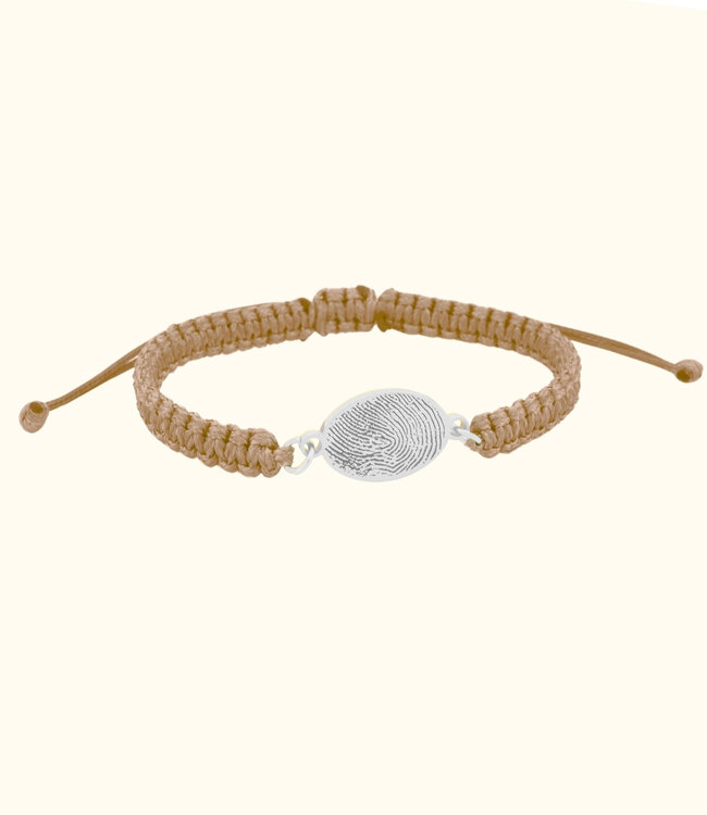 Creëer een Unieke Ovale Armband met Jouw Vingerafdruk