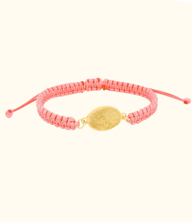 Creëer een Unieke Ovale Armband met Jouw Vingerafdruk