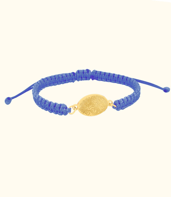 Creëer een Unieke Ovale Armband met Jouw Vingerafdruk