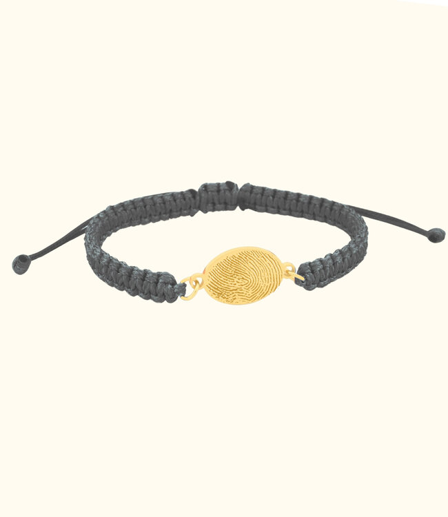 Creëer een Unieke Ovale Armband met Jouw Vingerafdruk