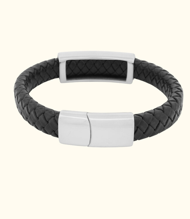 Een Persoonlijke Vingerafdruk in een Stijlvolle Heren Armband