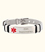 ID-armband Voor Vrouwen Met Gegraveerde Medische Informatie Voor Noodgeval
