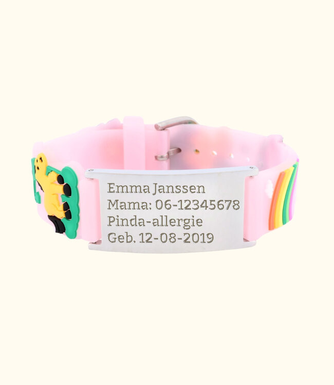 Handig SOS Armbandje met Pony Print