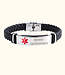 Leren Medische SOS Armband