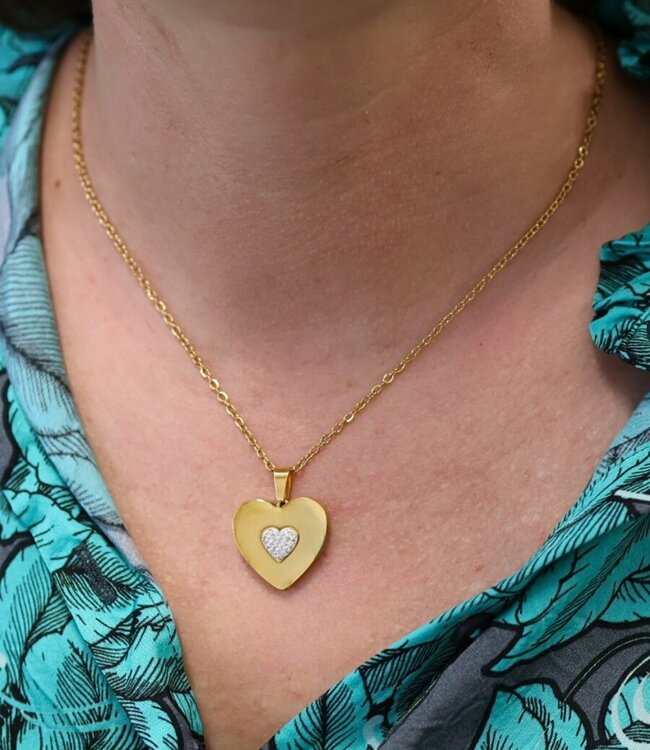 Geef je moeder een ketting met geheime hartboodschap