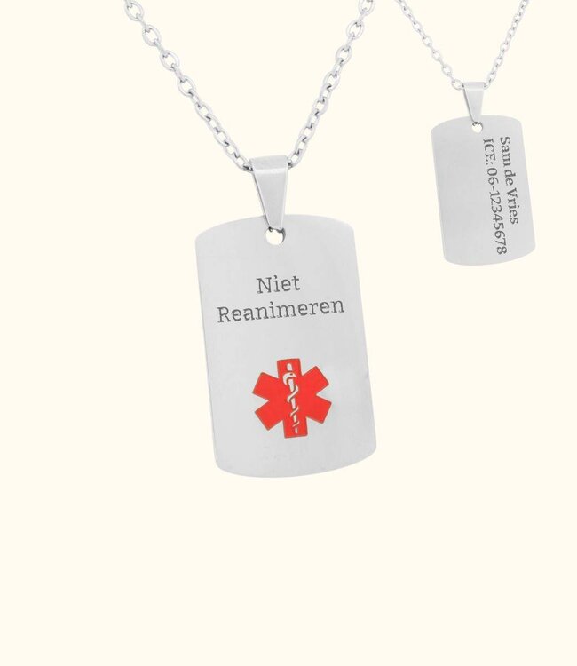 SOS Ketting Of Noodpenning