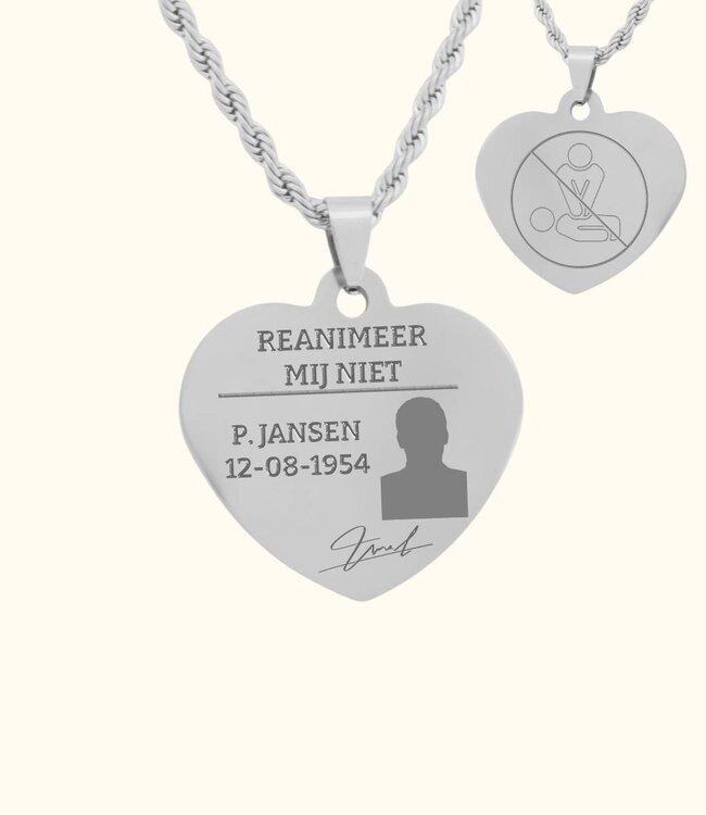 Hartvormige Niet Reanimeren Penning