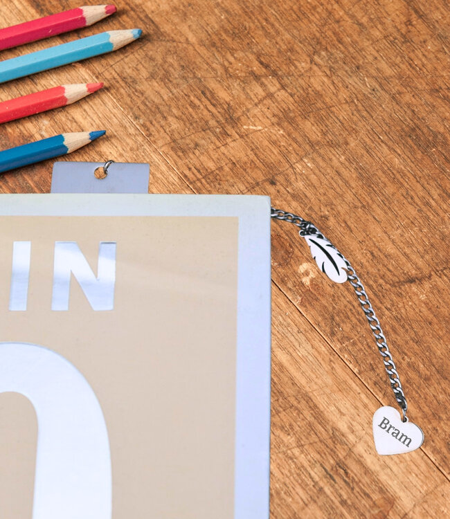 Luxe Gepersonaliseerde Boekenlegger Met Eigen Tekst