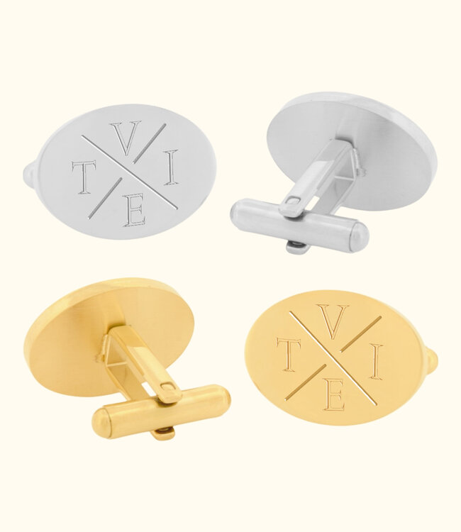 Personaliseer Manchetknopen Met Initialen