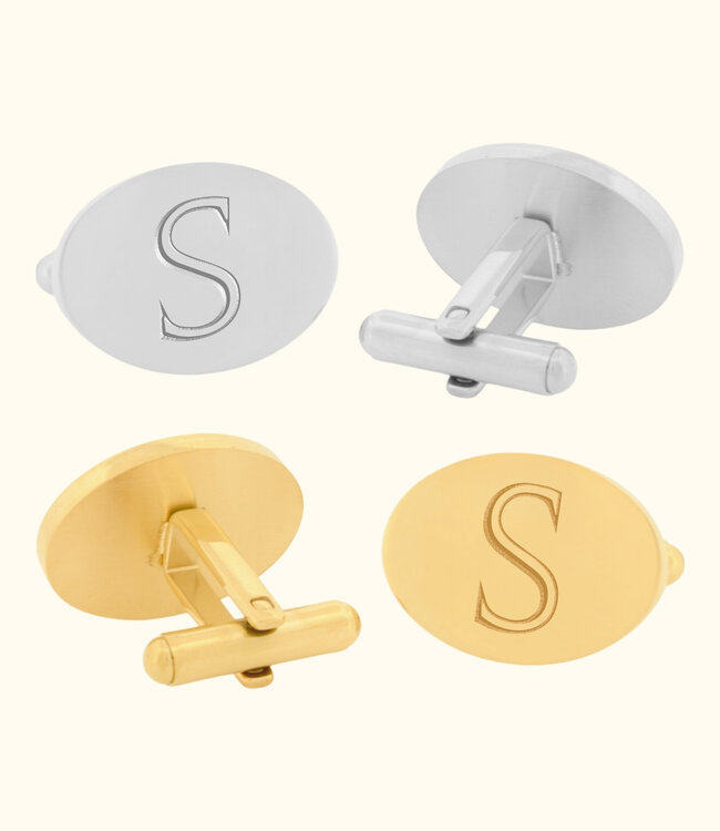 Personaliseer Manchetknopen Met Initialen