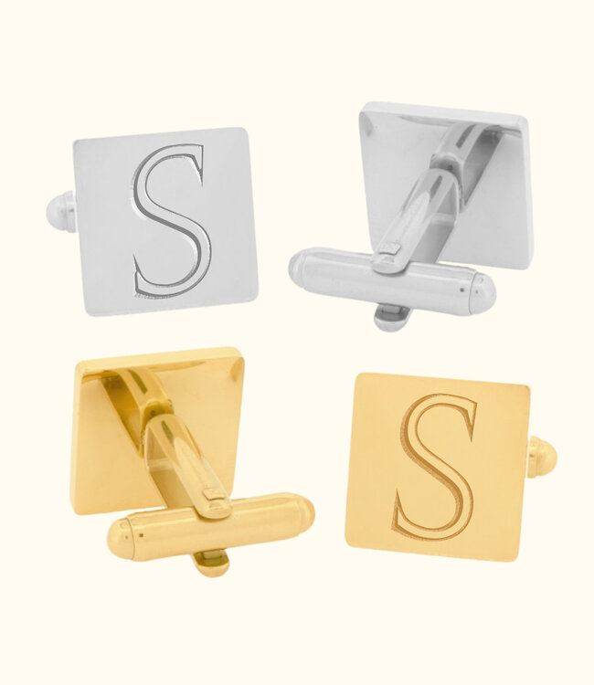 Personaliseer Manchetknopen Met Initialen