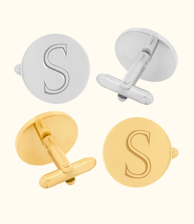 Personaliseer Manchetknopen Met Initialen