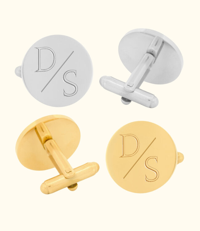 Personaliseer Manchetknopen Met Initialen