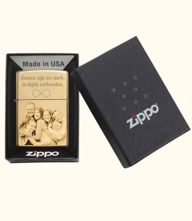 Originele Zippo Graveren Met Foto Of Tekst