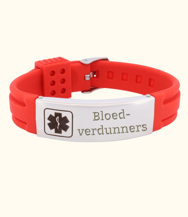 Gepersonaliseerde Medische Polsband van Silicone