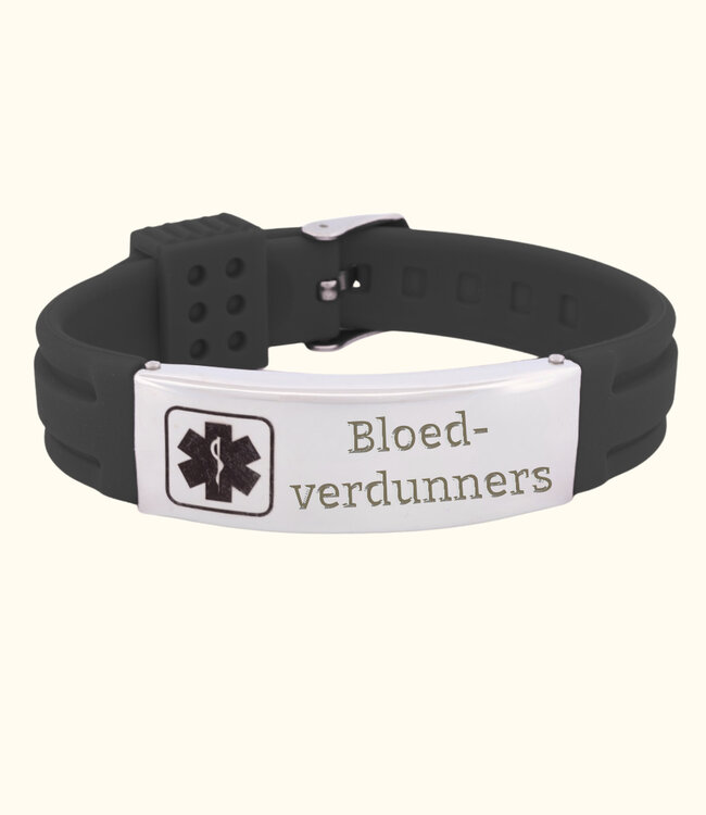 Gepersonaliseerde Medische Polsband van Silicone