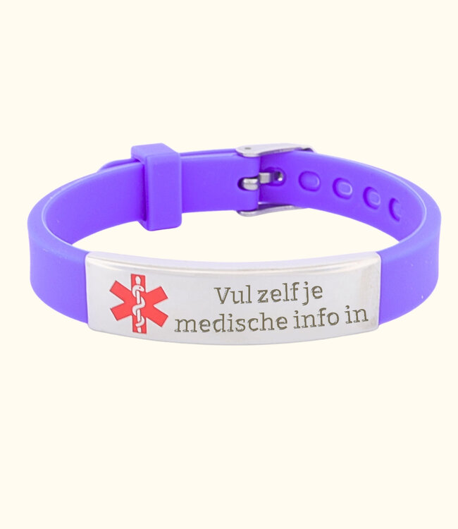 Medische Alert Armband Van Siliconen