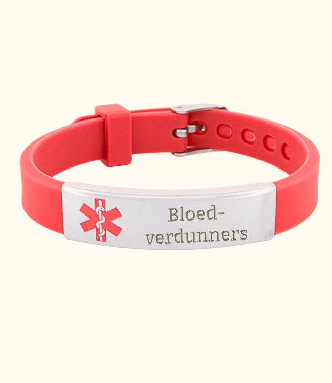 Medische Alert Armband Van Siliconen