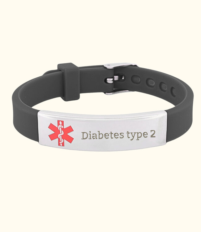 Medische Alert Armband Van Siliconen