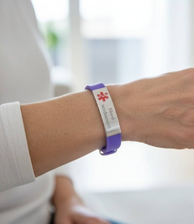 Medische Alert Armband Van Siliconen
