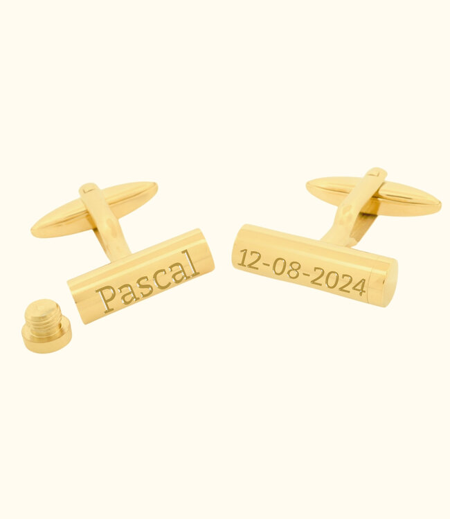 Manchetknopen om te vullen met as