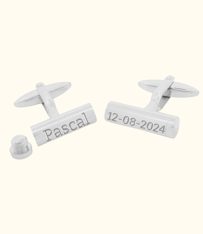 Manchetknopen om te vullen met as