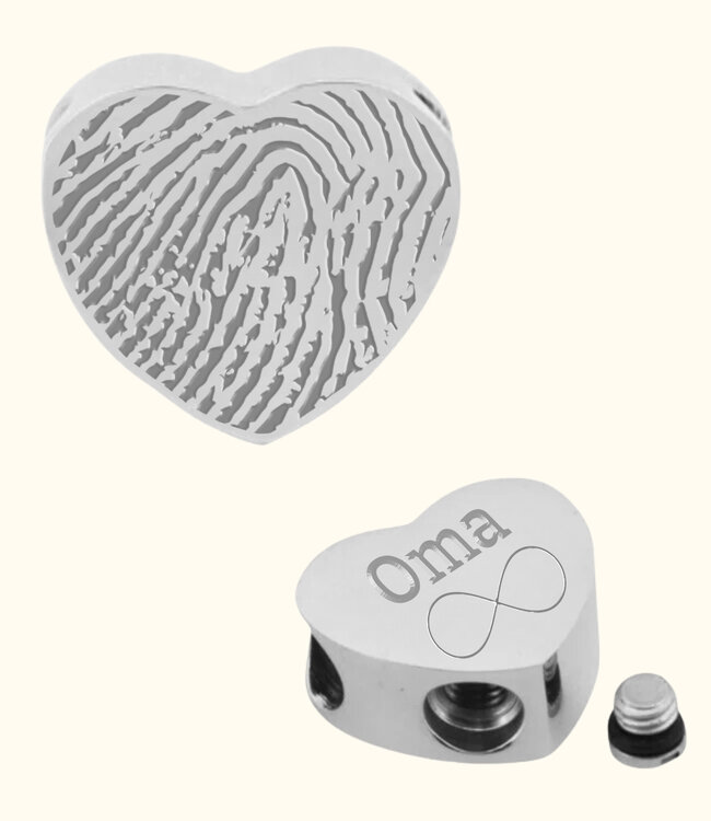 Unieke Asbedel Met Vingerafdruk Voor Een Tastbare Herinnering