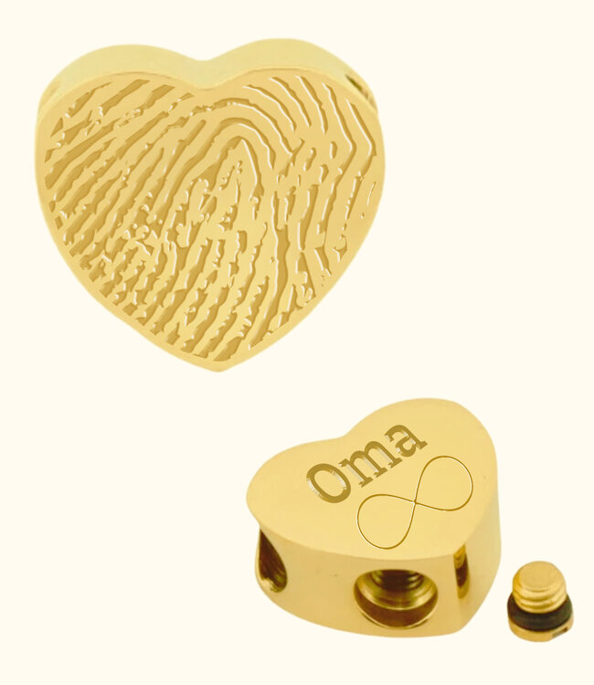 Unieke Asbedel Met Vingerafdruk Voor Een Tastbare Herinnering