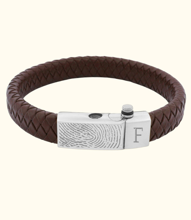 Persoonlijke As Armband Met Vingerafdruk Voor Eeuwige Verbondenheid