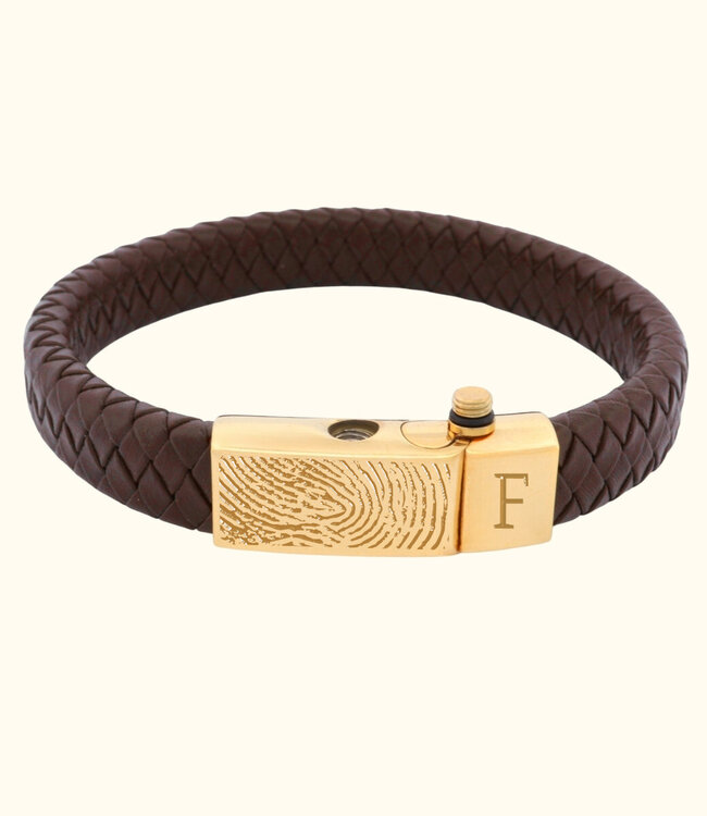 Persoonlijke As Armband Met Vingerafdruk Voor Eeuwige Verbondenheid