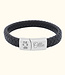Leren armband met pootafdruk als symbool van eeuwige vriendschap