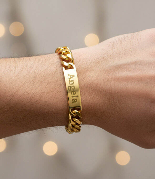 Stalen Plaatarmband voor Heren een stoer sieraad met persoonlijke betekenis