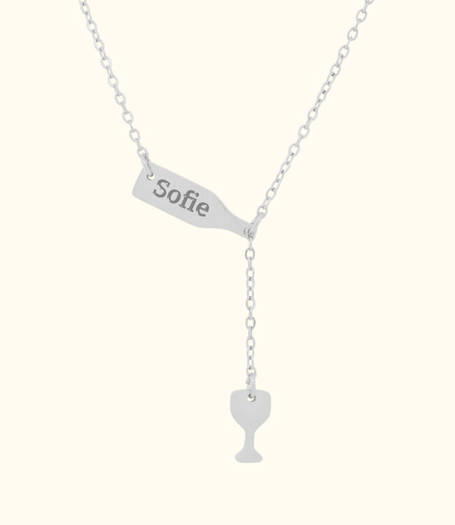 Wijnfles Ketting draag jouw passie voor wijn met stijl