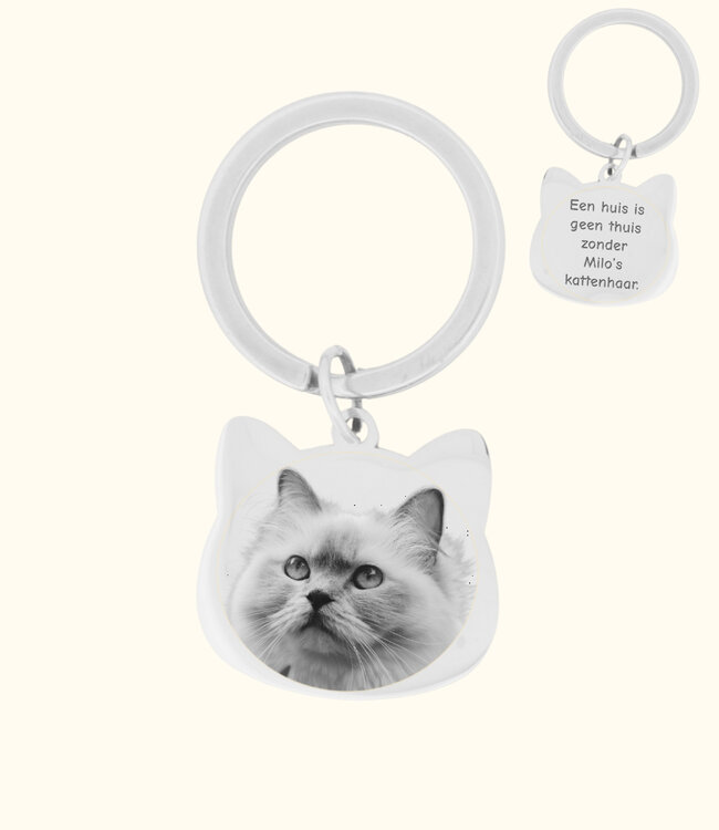 Kat Sleutelhanger draag de herinnering aan je kat altijd met je mee