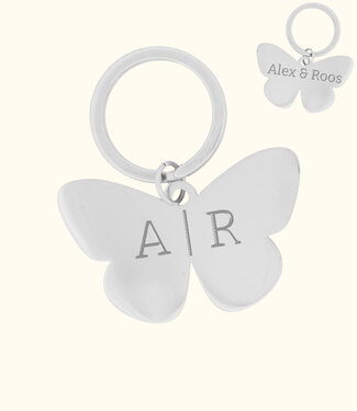 Briansa Sleutelhanger Met Vlinder