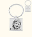 Luxe Vierkante Sleutelhanger Met Foto stijlvol accessoire vol persoonlijke betekenis