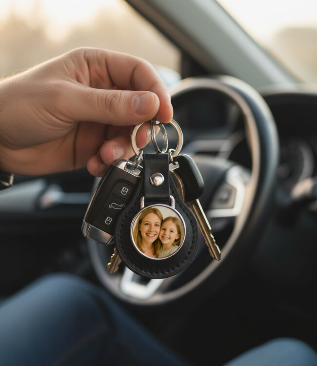 Mannen Sleutelhanger Met Foto een blijvende herinnering in stijlvol design