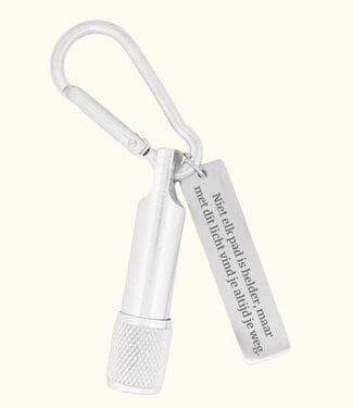 Briansa Zaklamp Sleutelhanger Gegraveerd